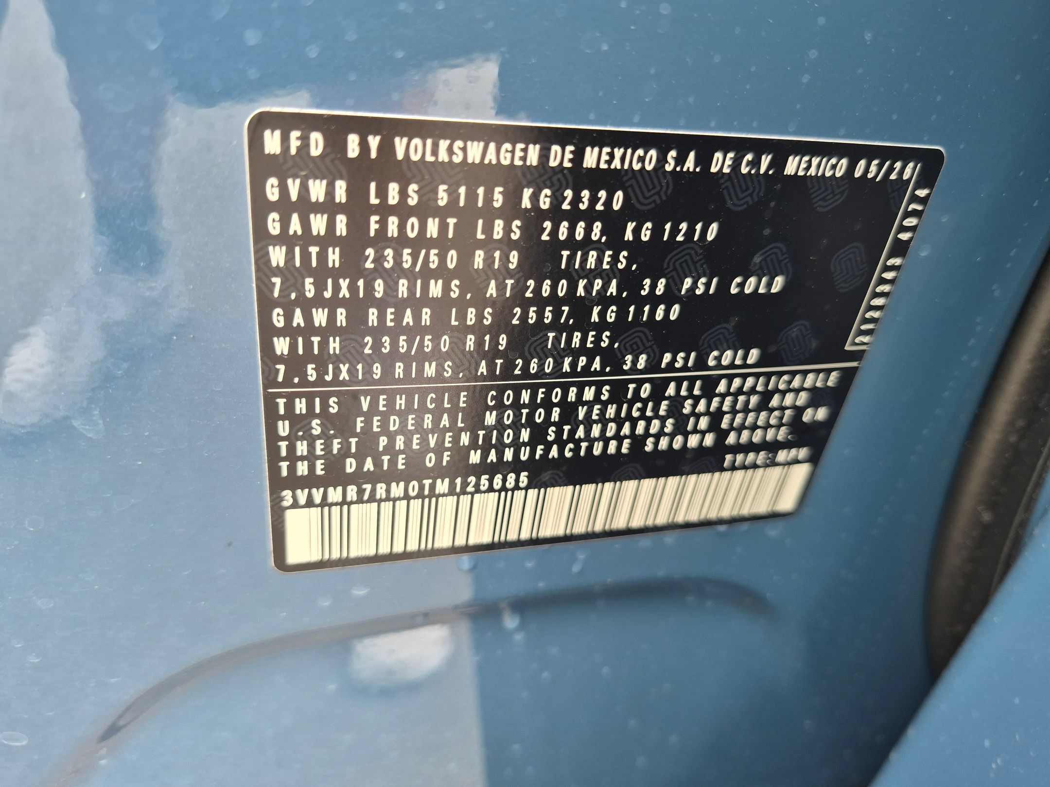 New 2026 Monterey Blue Pearl Volkswagen SE image 31