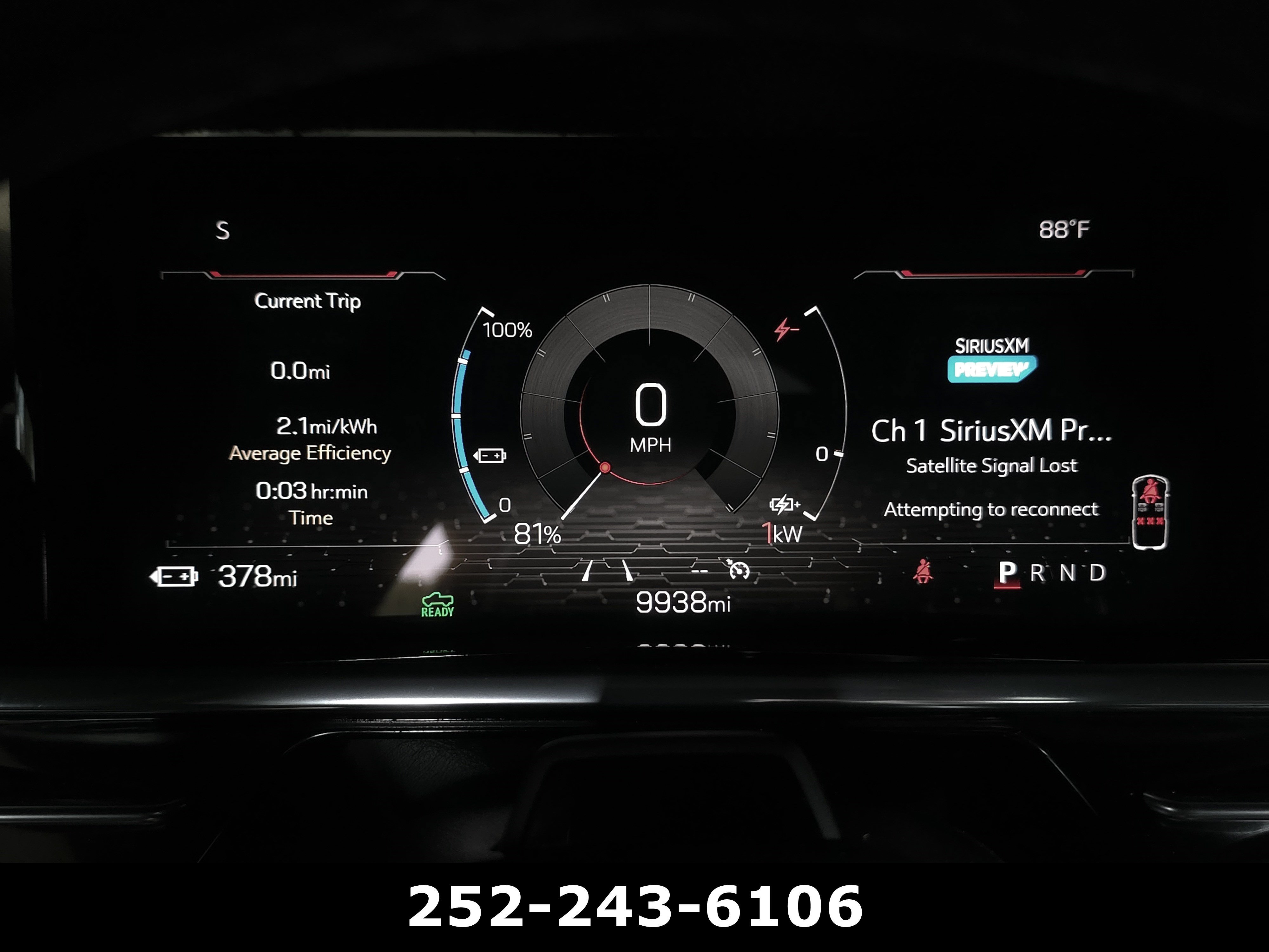 Used 2025 Thunderstorm Gray GMC Max Range Denali image 19