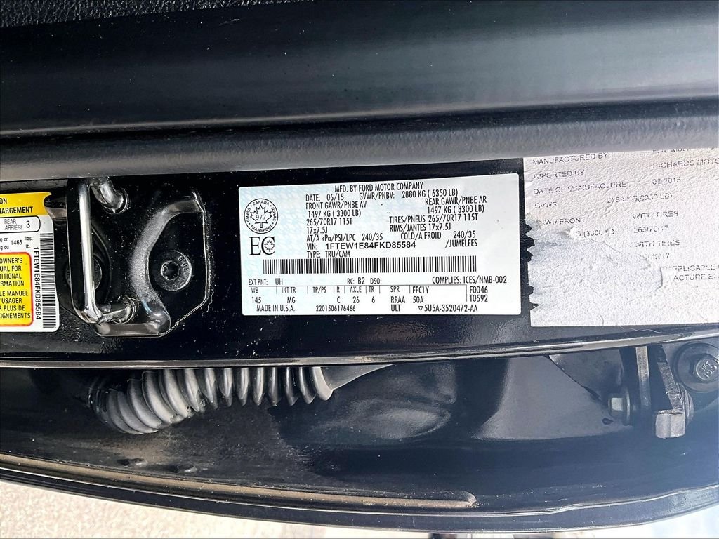 Used 2015 Tuxedo Black Metallic Ford XLT image 36