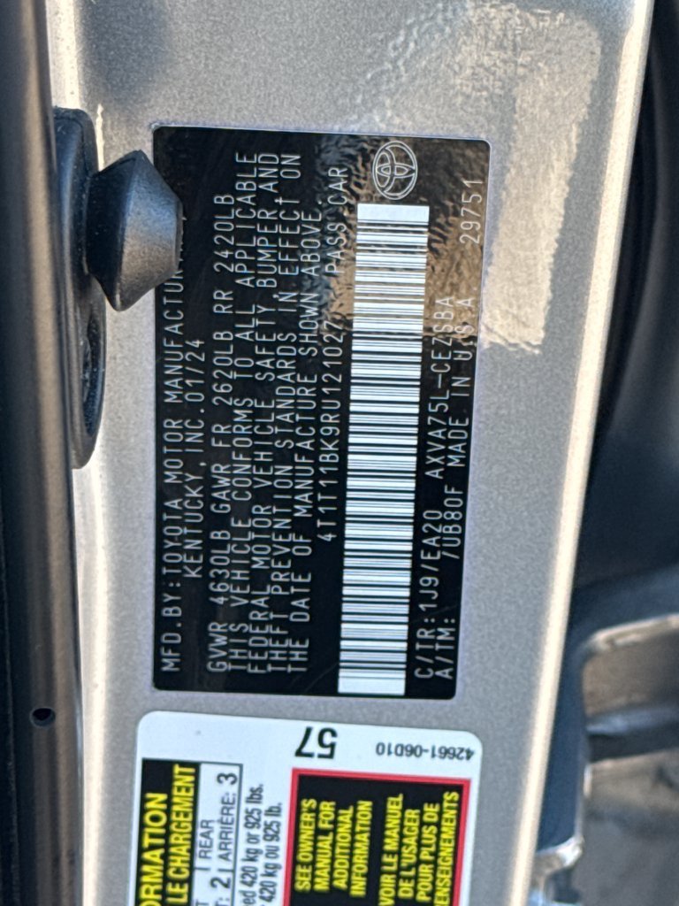 Used 2024 Silver Toyota SE image 46
