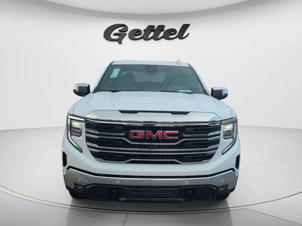 New 2026 Glacier White Tricoat GMC SLT image 2