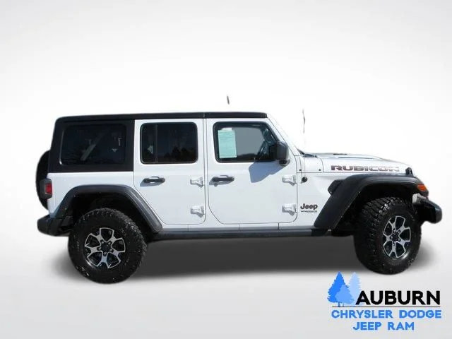 Used 2022 White Jeep Unlimited Rubicon image 3