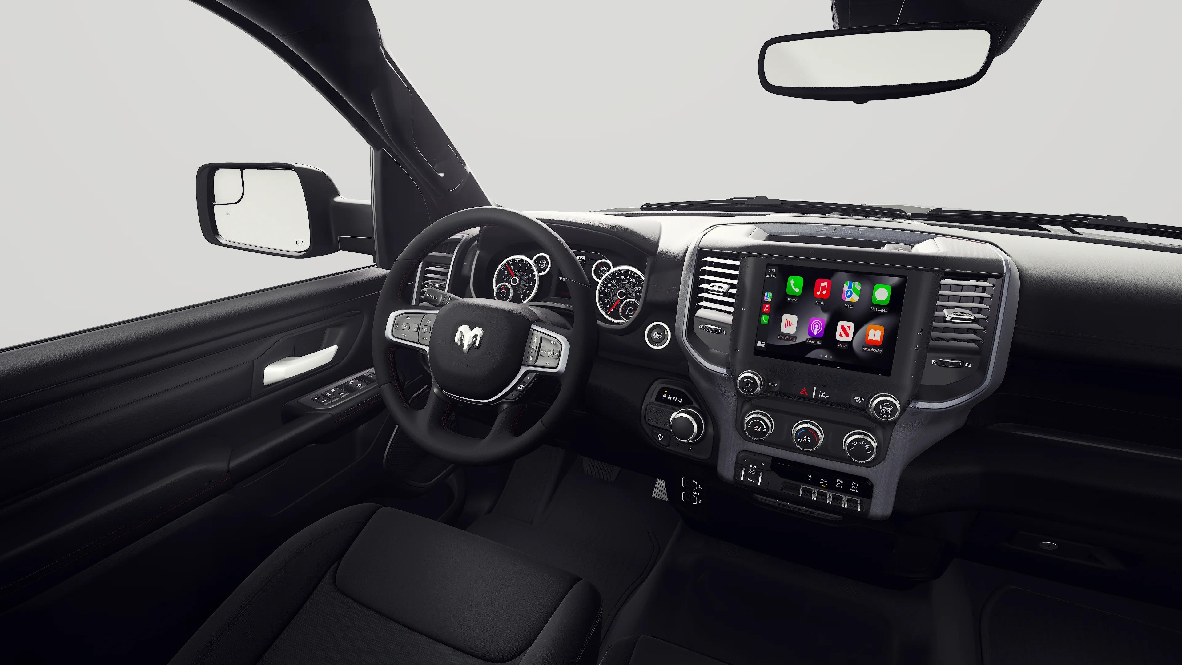 New 2027 Diamond Black Crystal Pearl-Coat Exterior Paint RAM  image 8