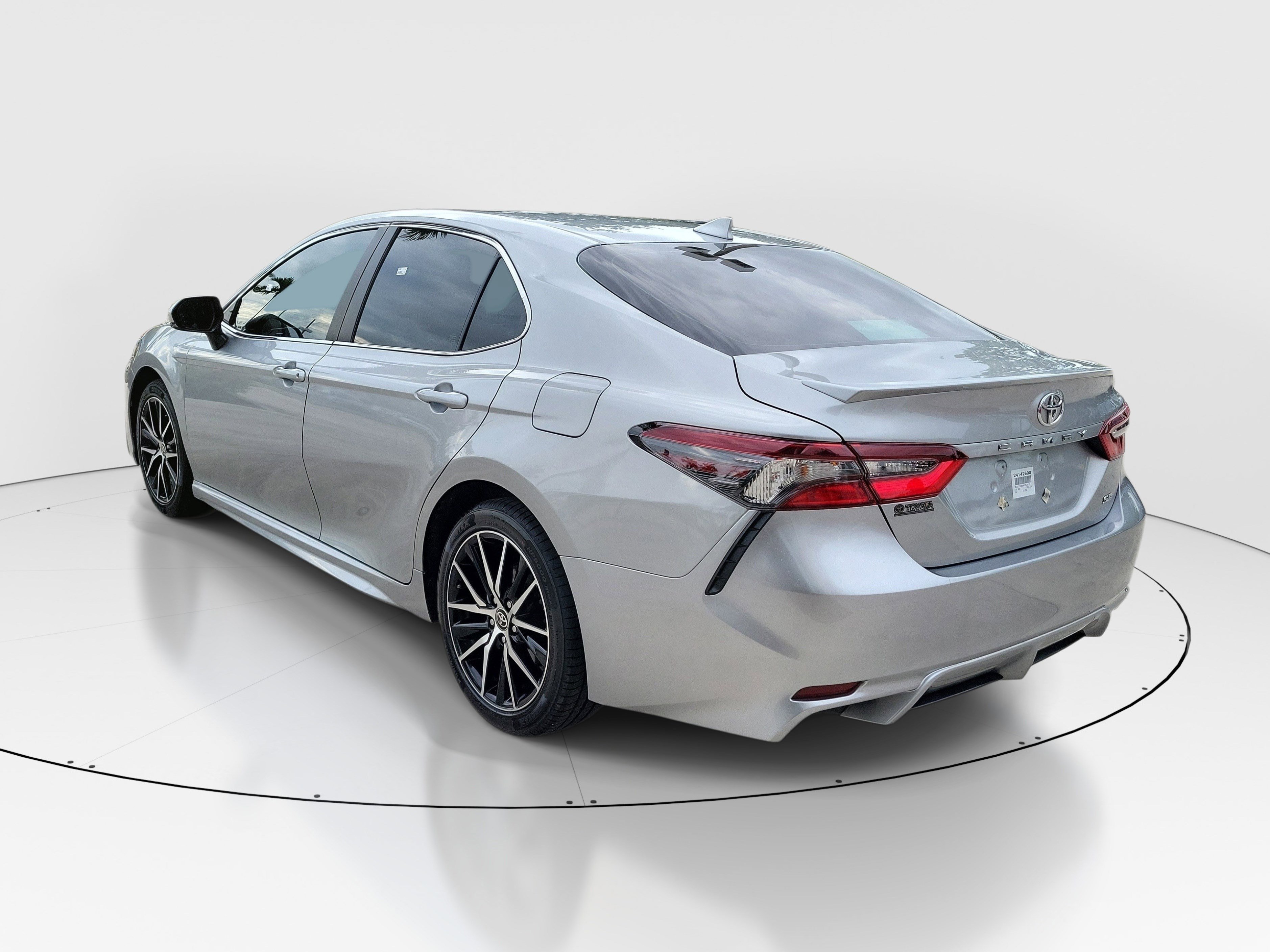 Used 2024 Celestial Silver Metallic Toyota SE image 5