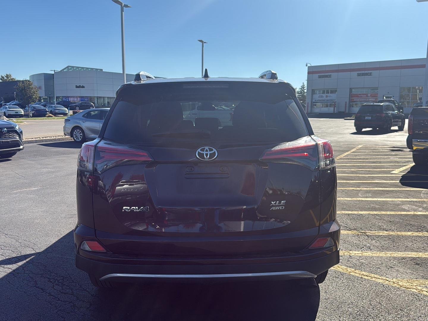 Used 2017 Black Currant Metallic Toyota XLE image 4