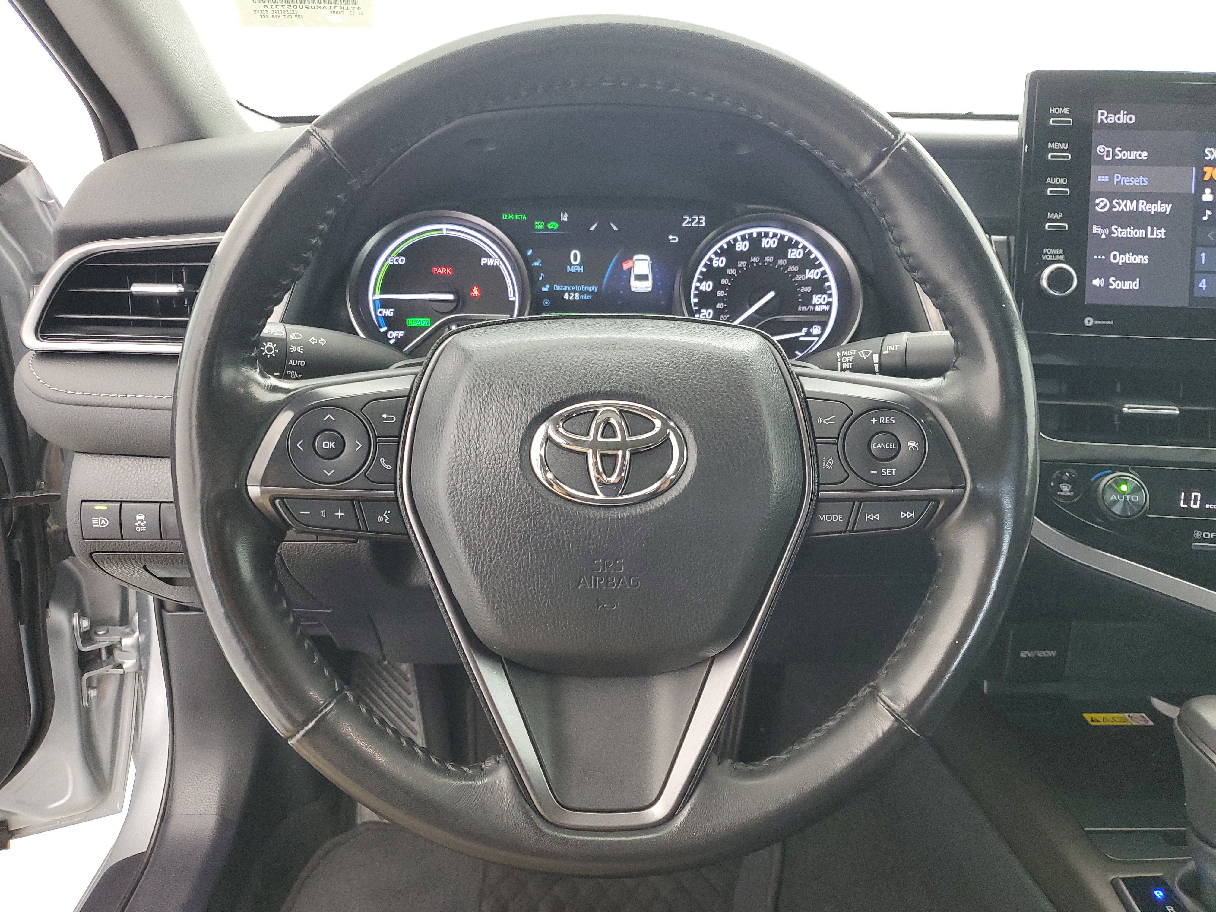 Used 2023 Celestial Silver Metallic/Midnight Black Metallic Toyota XSE image 21