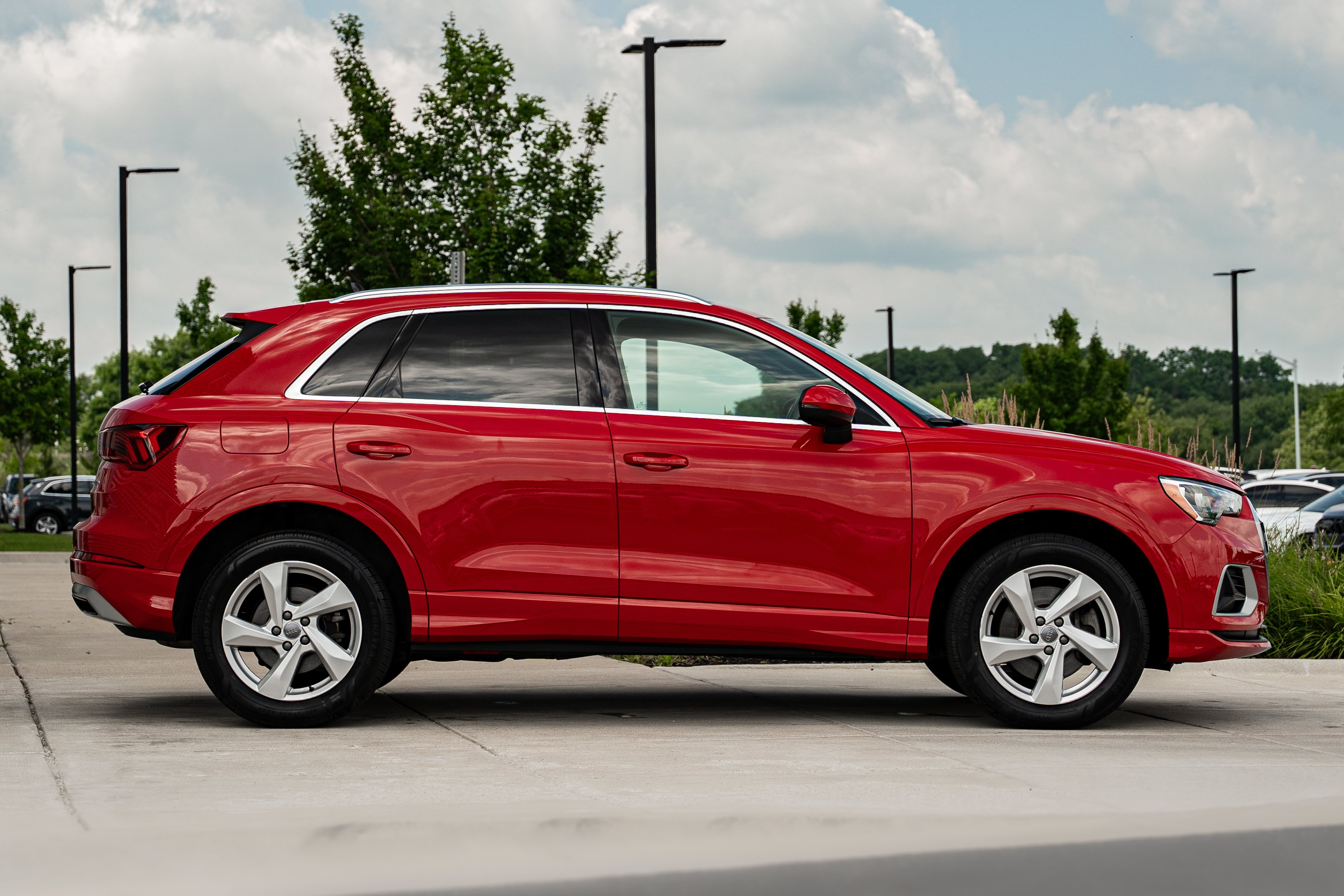Used 2019 Tango Red Metallic Audi Premium image 3