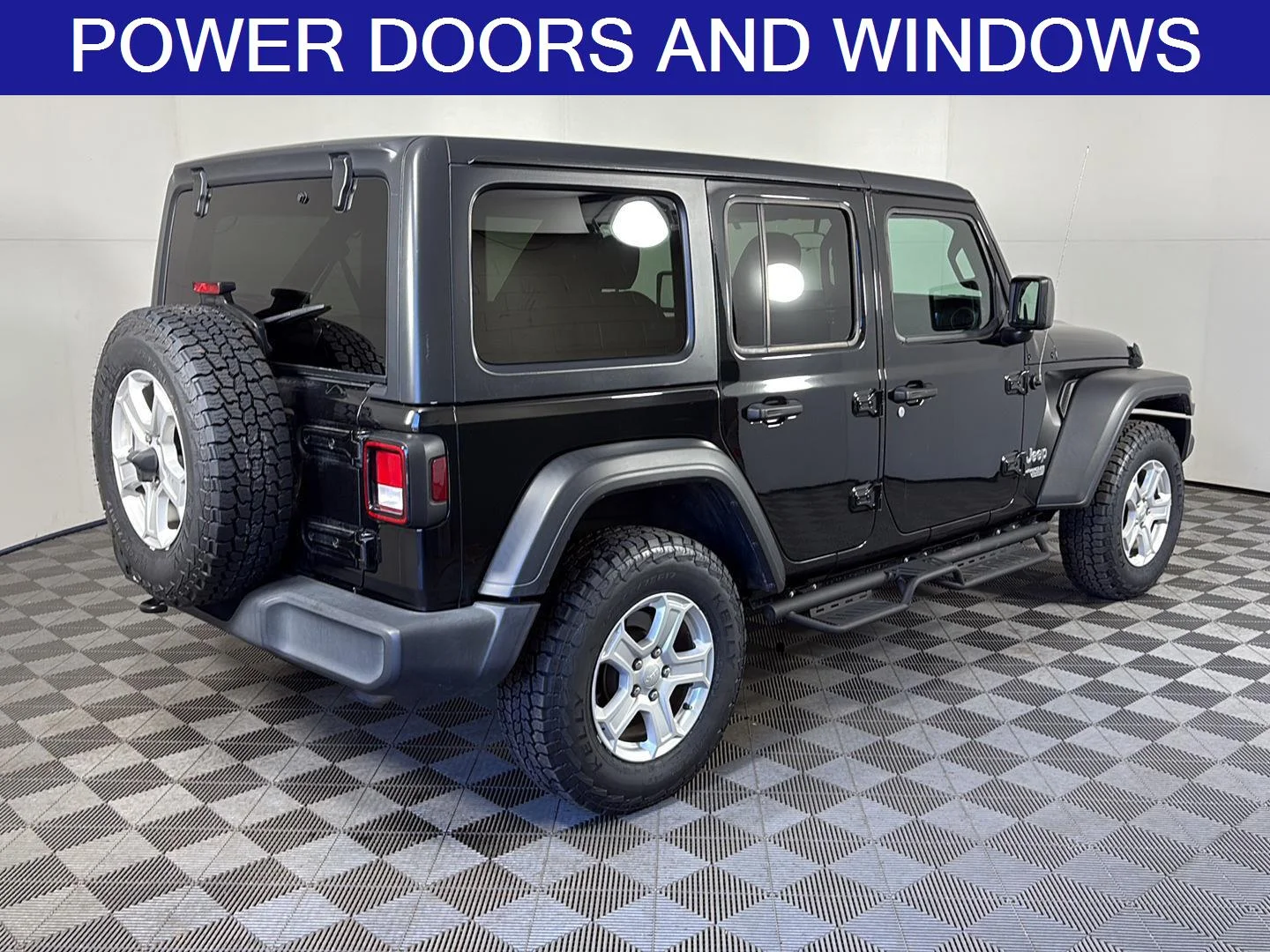 Used 2021 Black Clearcoat Jeep Unlimited Sport S image 5