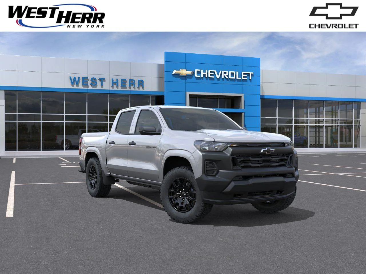 New 2026 Sterling Gray Metallic Chevrolet WT image 1