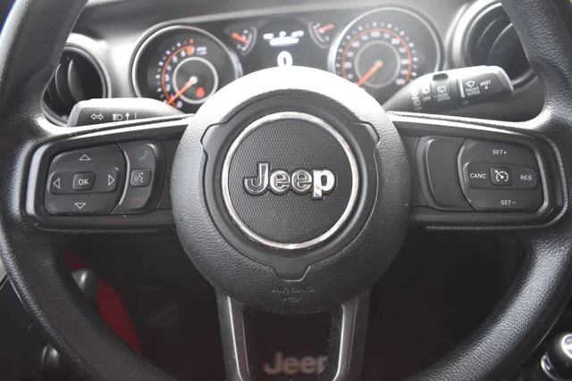 Used 2021 Red Jeep Unlimited Sport image 23