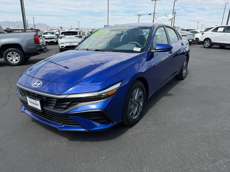 Used 2025 Intense Blue Hyundai Blue image 7