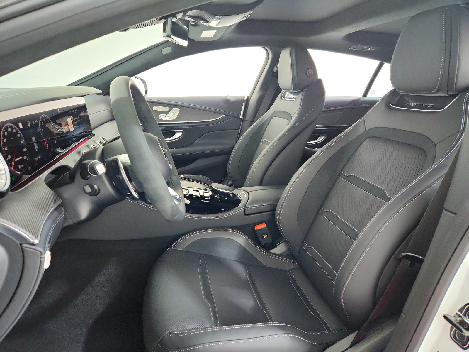 New 2026 MANUFAKTUR Moonlight White Metallic Mercedes-Benz AMG® GT 43 4-Door Coupe image 10