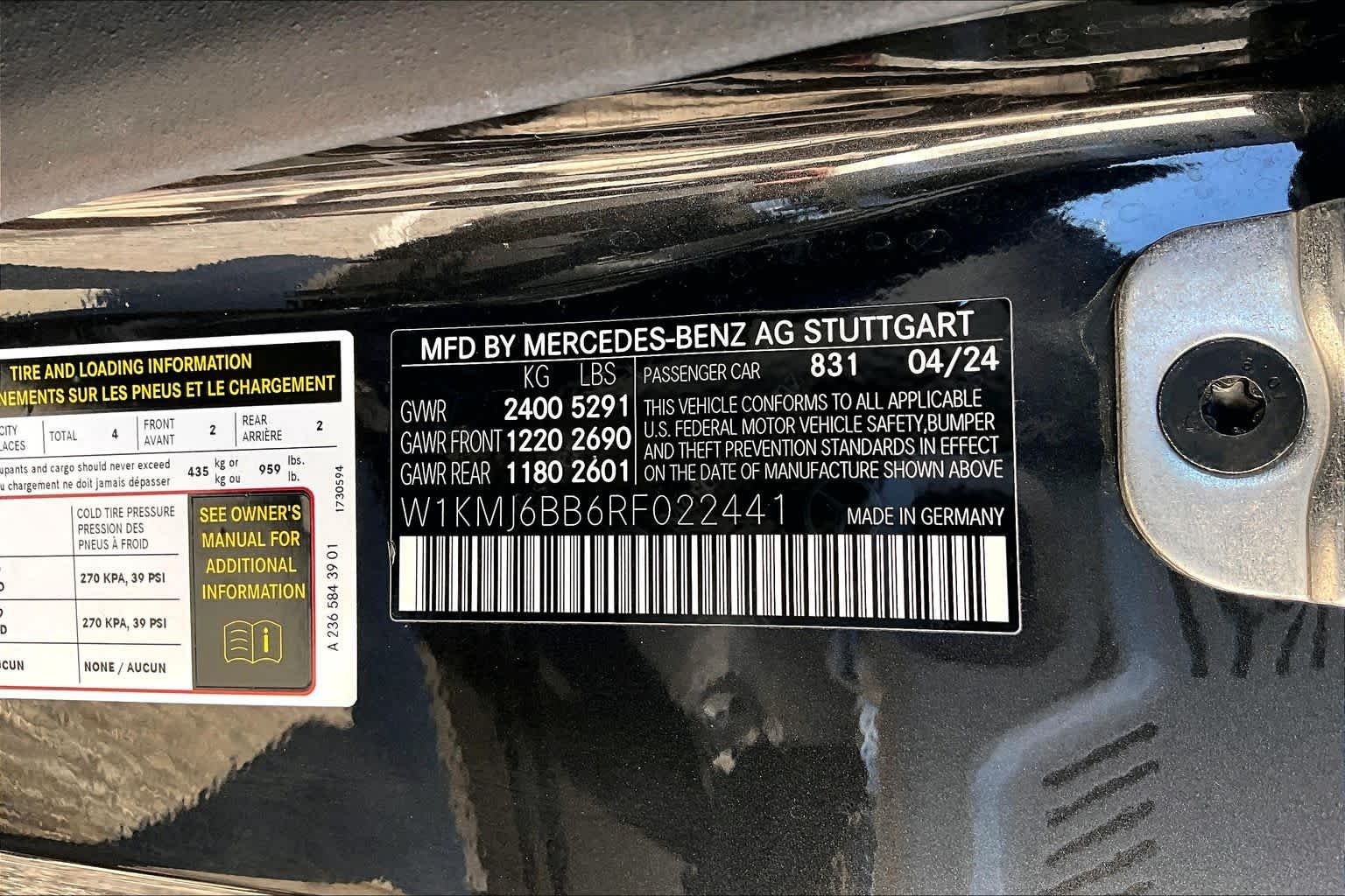 Certified Used 2024 Graphite Grey Metallic Mercedes-Benz CLE 450 image 37