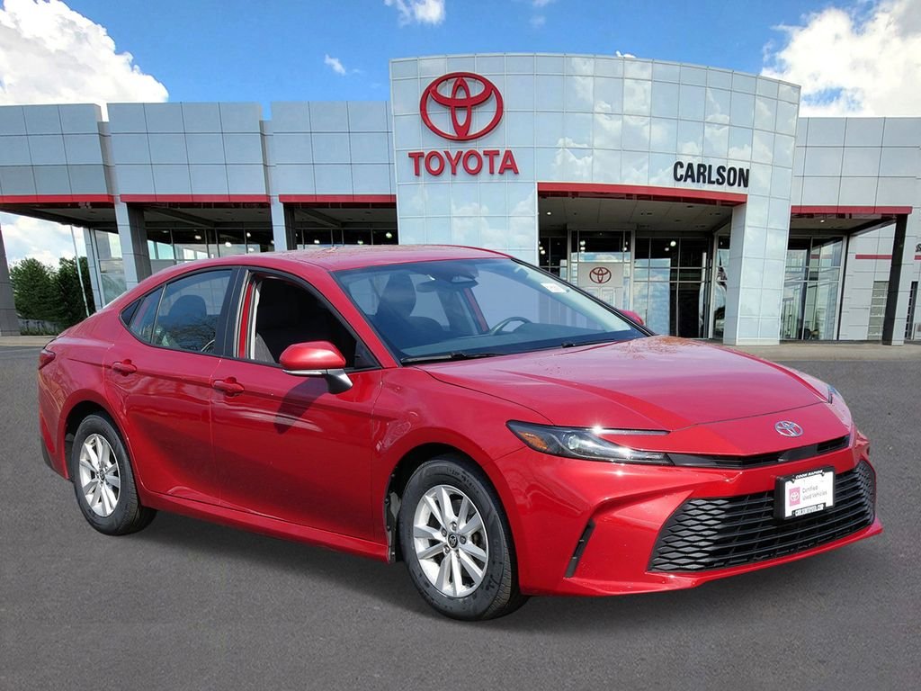 Certified 2025 Toyota Camry LE with VIN 4T1DAACK9SU004721 for sale in Minneapolis, Minnesota