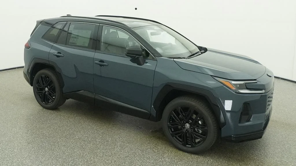 New 2026 Storm Cloud with Midnight Black Metallic roof Toyota XSE image 12