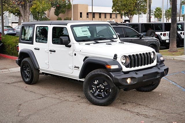 New 2026 Bright White Clear-Coat Exterior Paint Jeep Sport image 3
