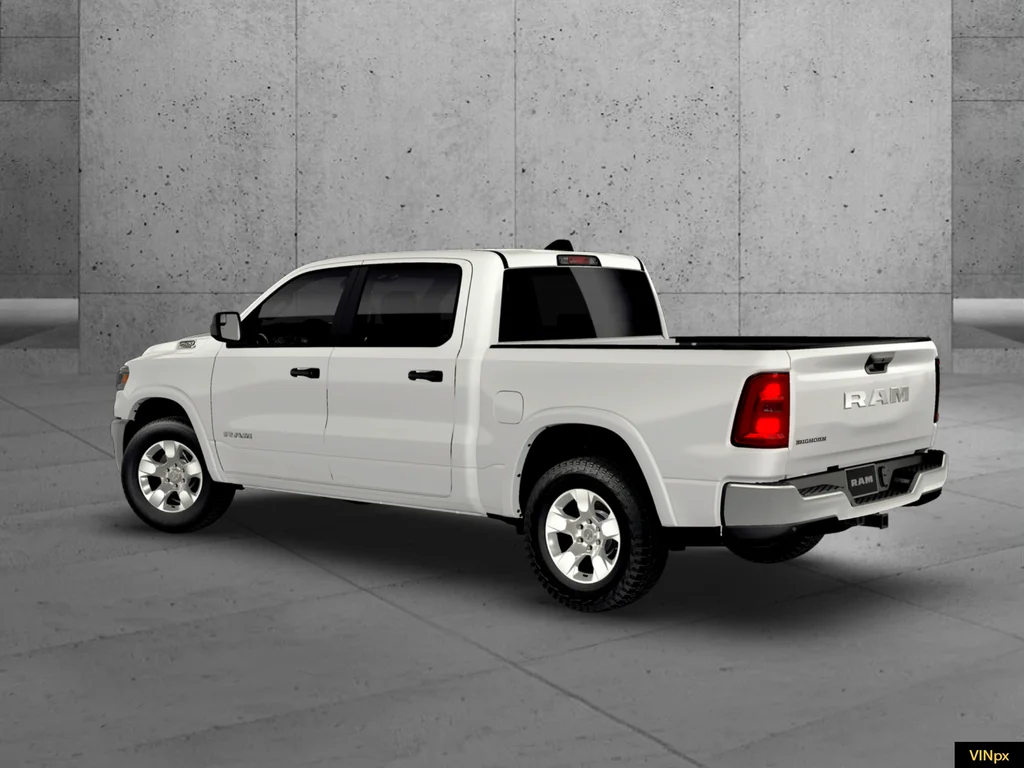New 2026 Bright White Clear-Coat Exterior Paint RAM Big Horn/Lone Star image 3