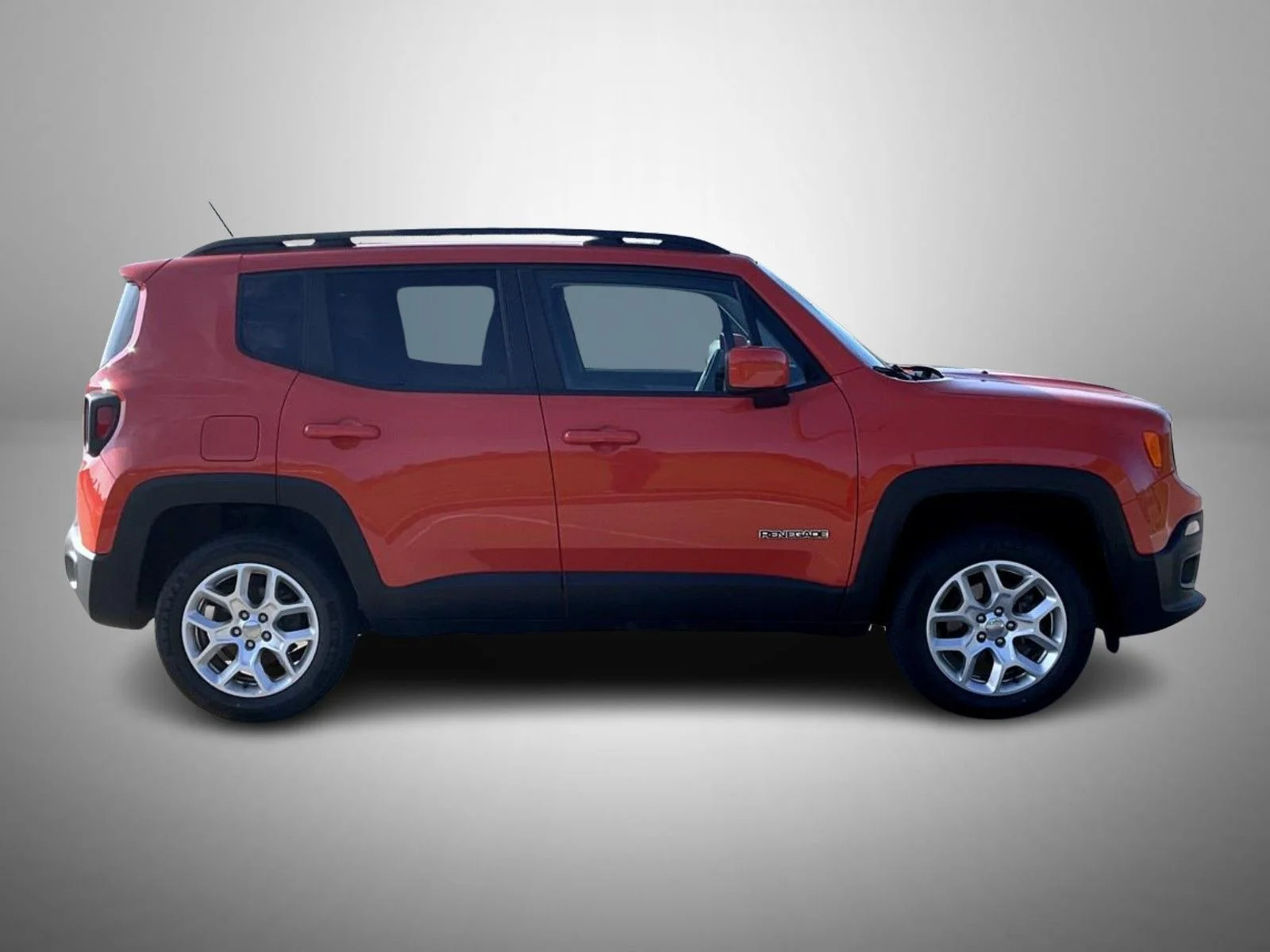 Used 2017 Orange Jeep Latitude image 4