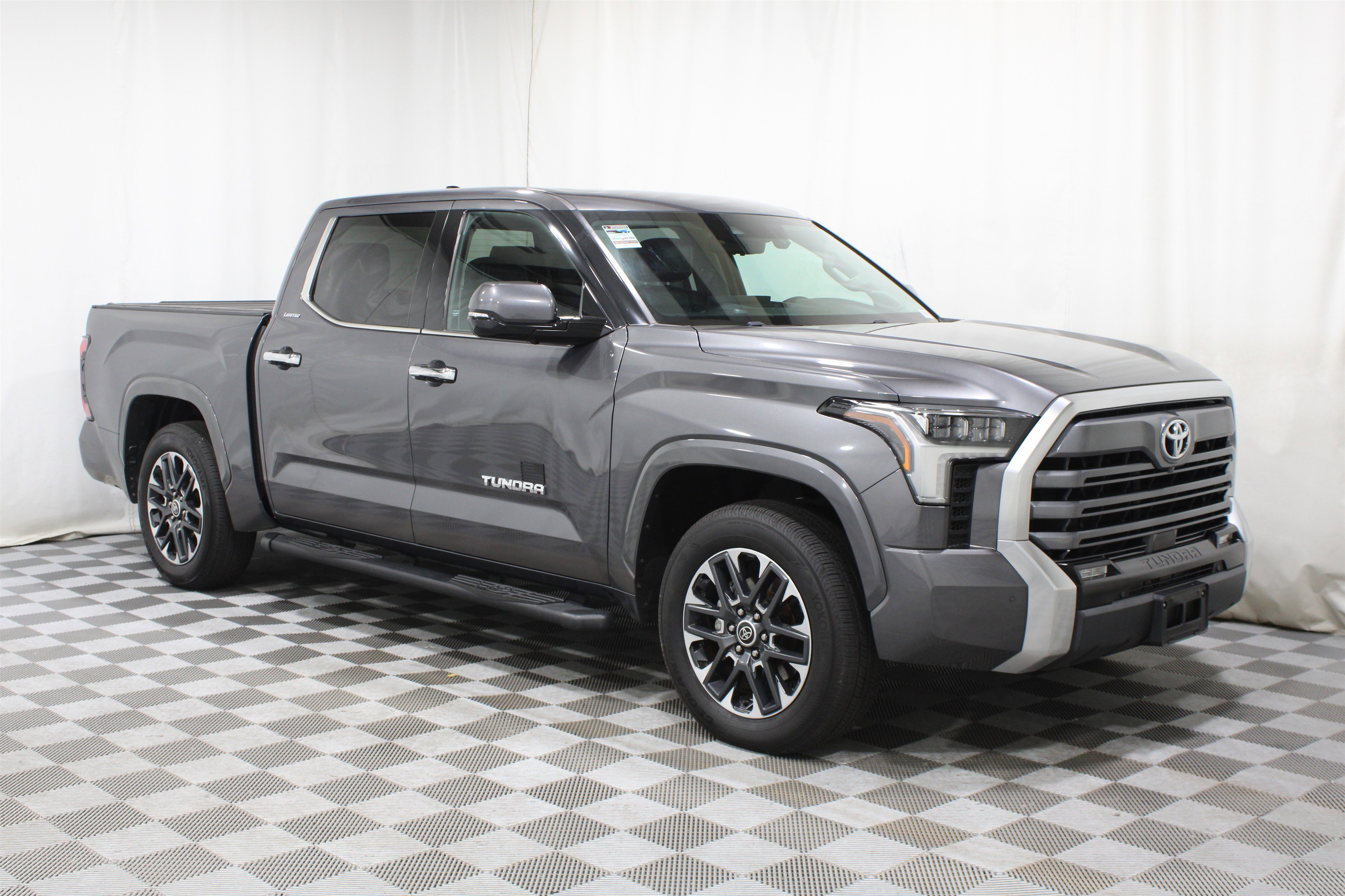 Used 2022 Magnetic Gray Metallic Toyota Crew Cab Limited image 1
