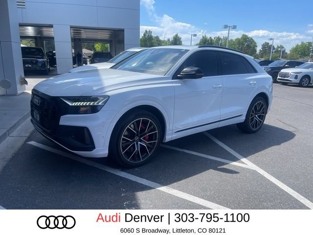 Used 2023 White Audi 4.0T Prestige image 1
