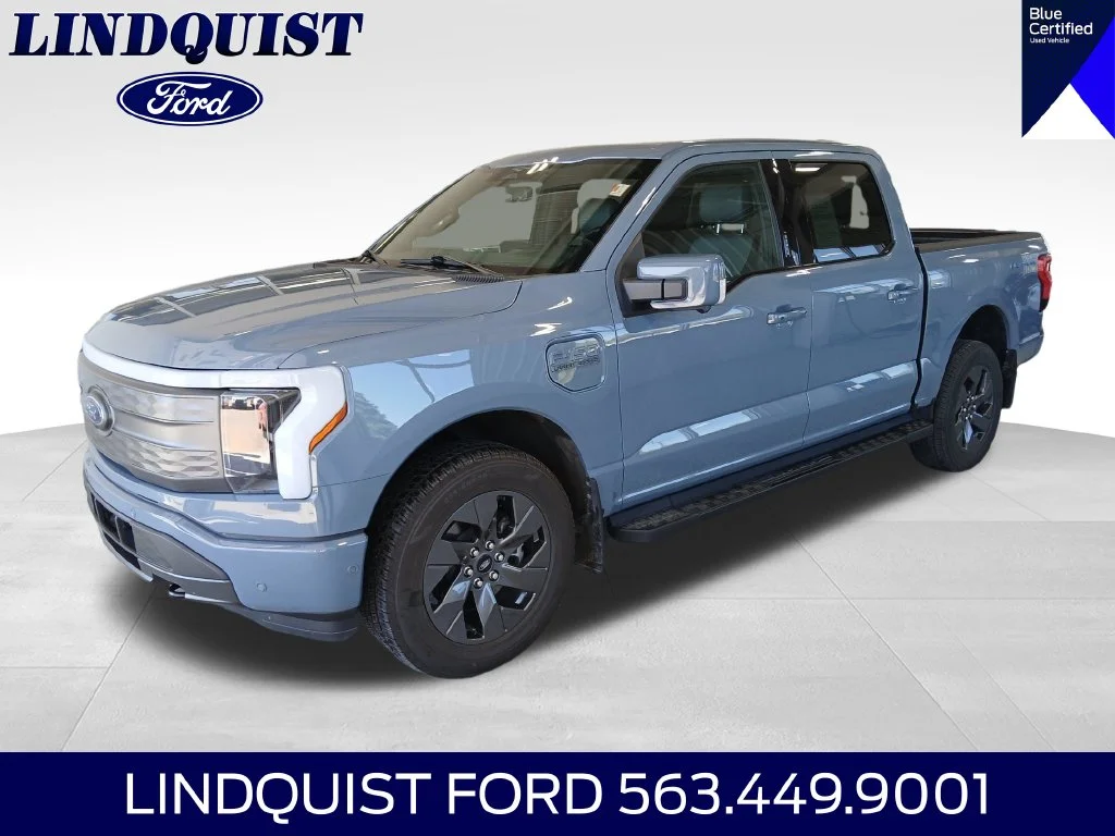 Certified Used 2023 Azure Gray Metallic Ford Lariat image 1