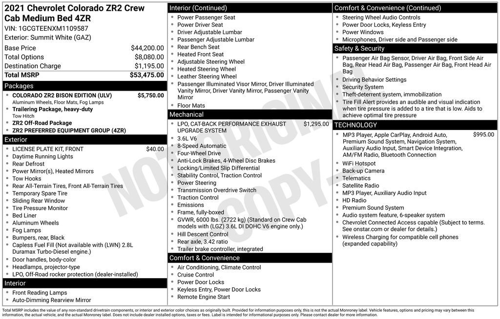 2021 Chevrolet Colorado ZR2 - Photo 40