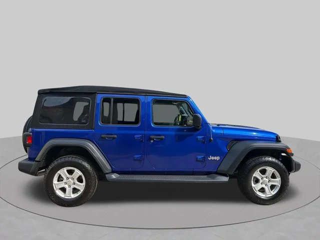 Used 2018 Blue Jeep Unlimited Sport S image 2