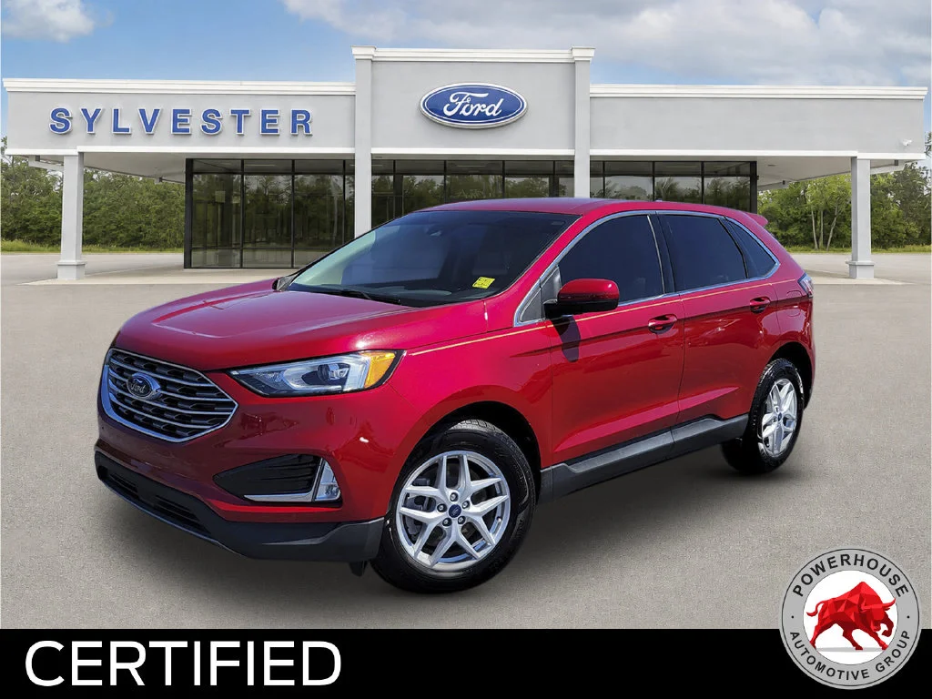 Used 2022 Red Ford SEL image 1