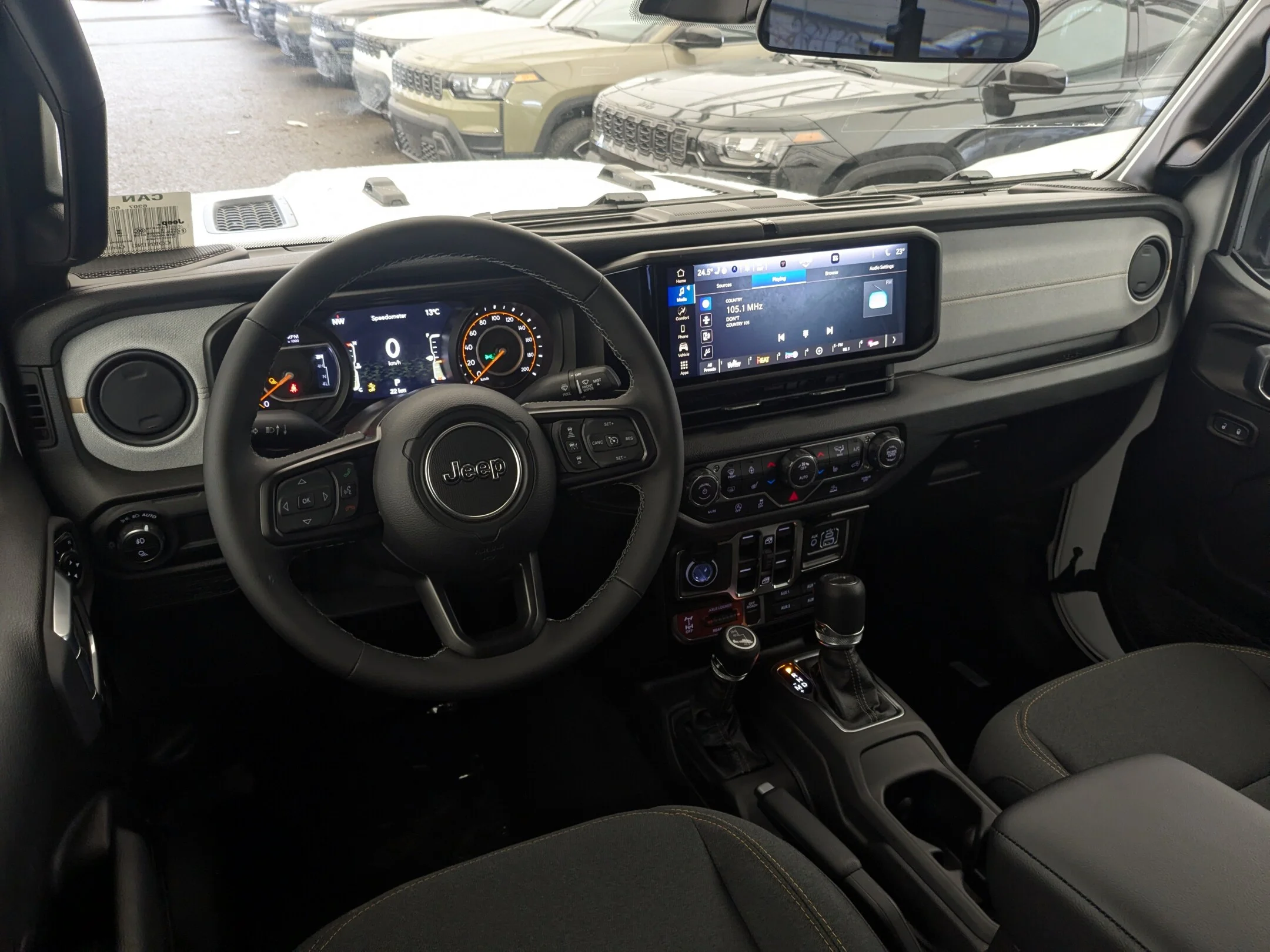 New 2026 White Jeep Willys - - 4x4 - E- Locker Rear Axle - Blk 3-Pc Freedom Top - Heated Seats - Willys Susp & More! image 21