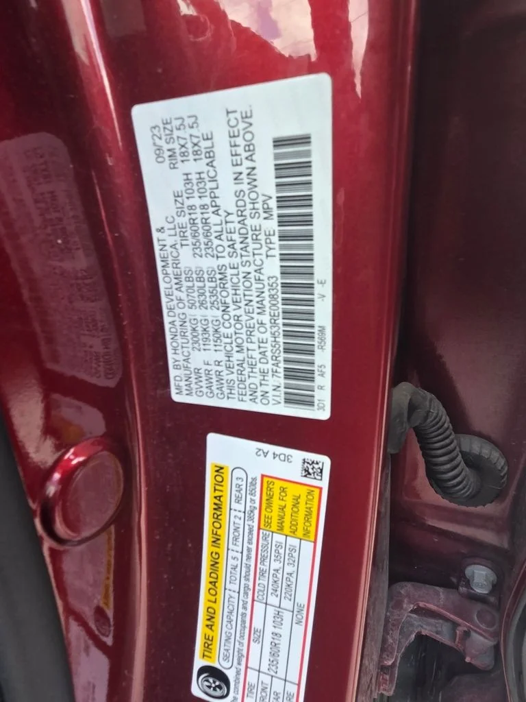 Certified Used 2024 Radiant Red Metallic Honda Sport image 12