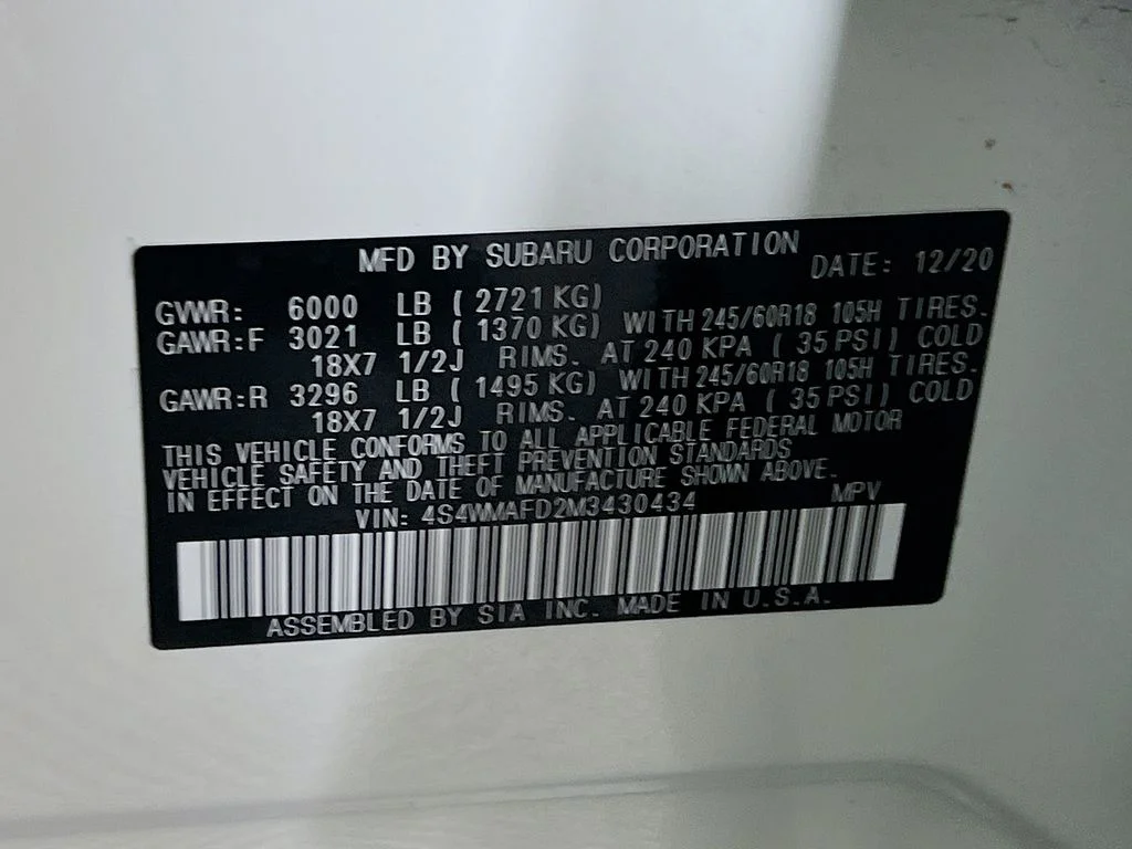 Used 2021 White Subaru Premium image 32