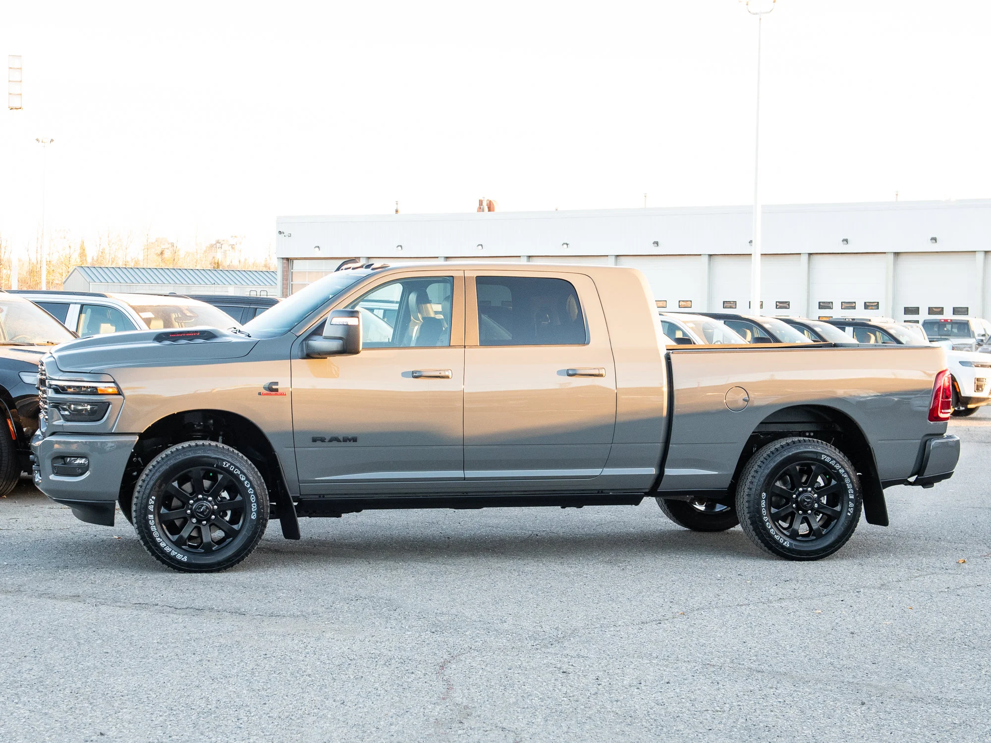 New 2027 Grey RAM Laramie Night* Mega Cab 4x4, Sunroof, Level 2 Equip Group, Harman/Kardon image 3