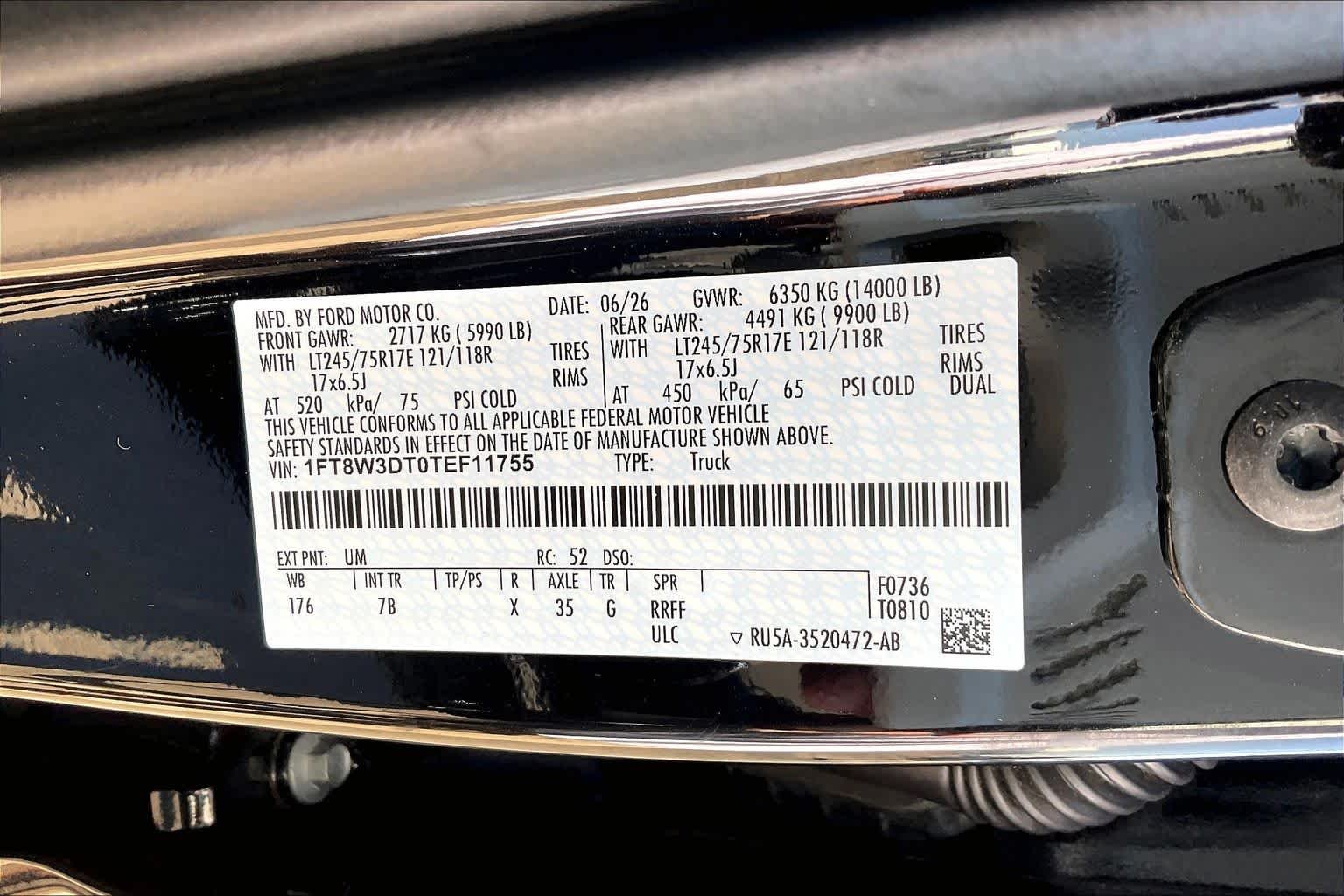New 2026 Agate Black Metallic Ford F-350® Platinum® image 20