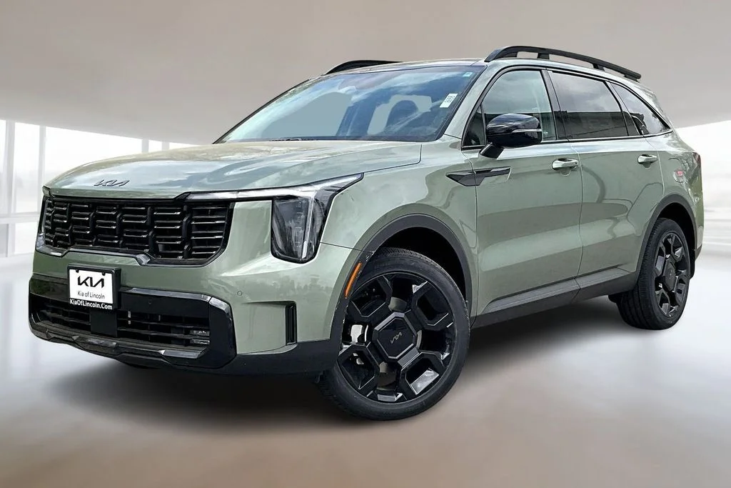 New 2026 Jungle Green Kia X-Line EX AWD image 1