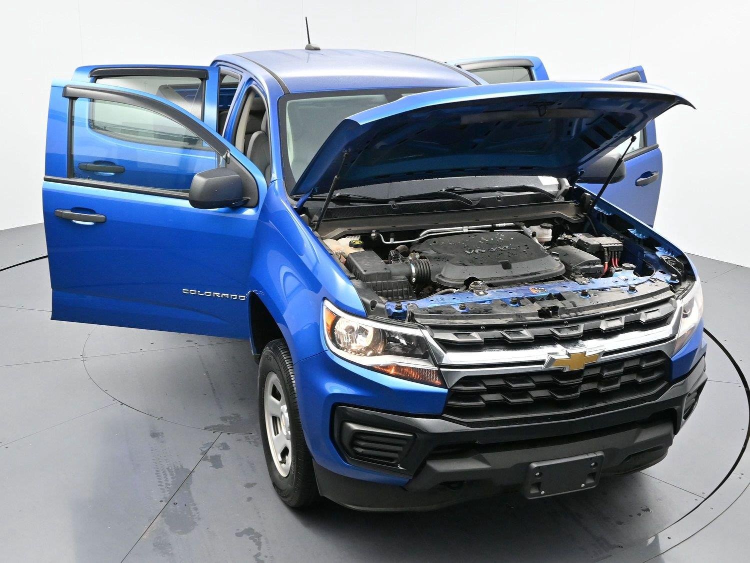 Used 2022 BRIGHT BLUE METALLIC Chevrolet 4WD Work Truck image 37