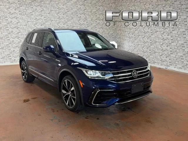 Used 2022 Blue Volkswagen 2.0T SEL R-Line image 1