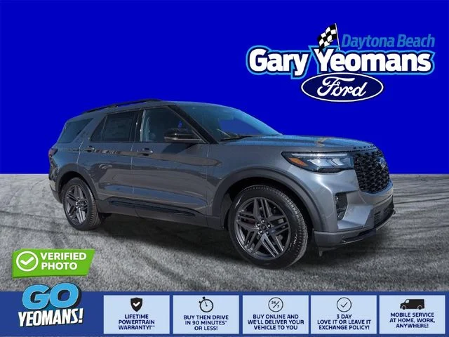 New 2026 Carbonized Gray Metallic Ford ST image 1