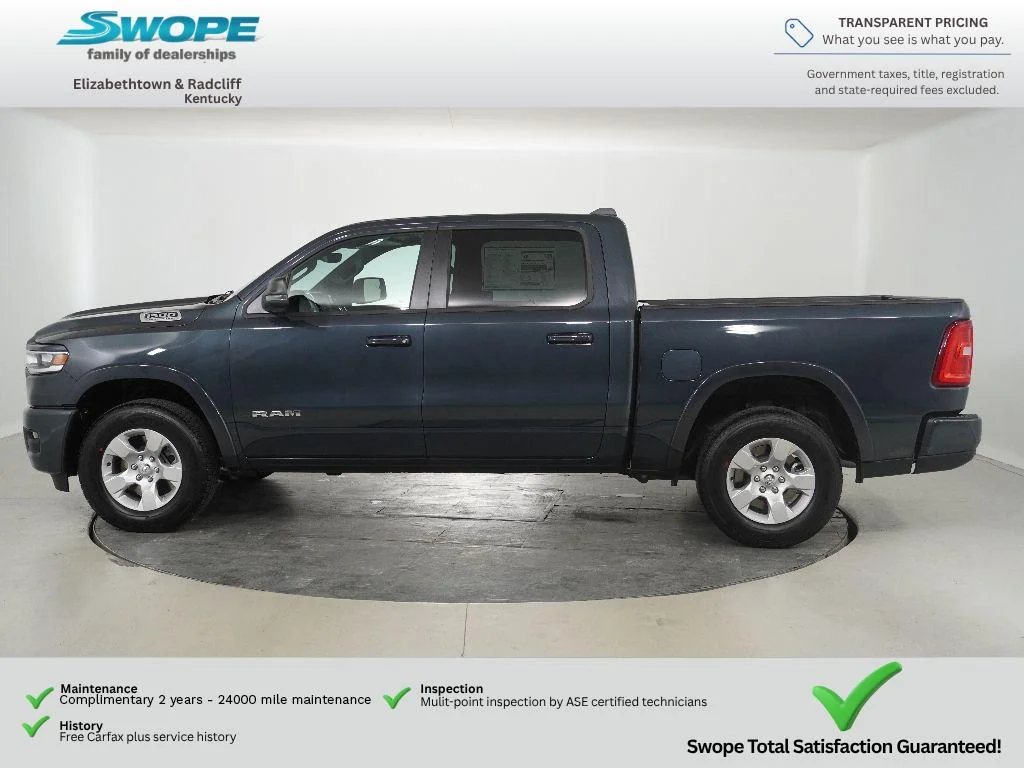 New 2026 Forged Blue Metallic Exterior Paint RAM Big Horn image 6