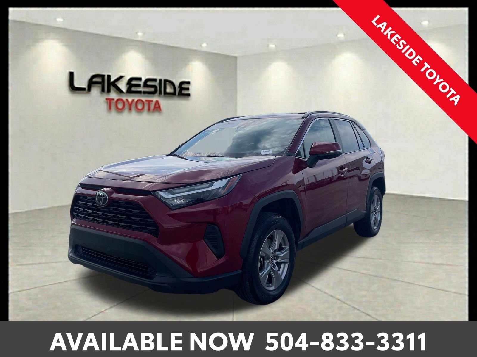 Certified Used 2025 Red Toyota XLE image 1