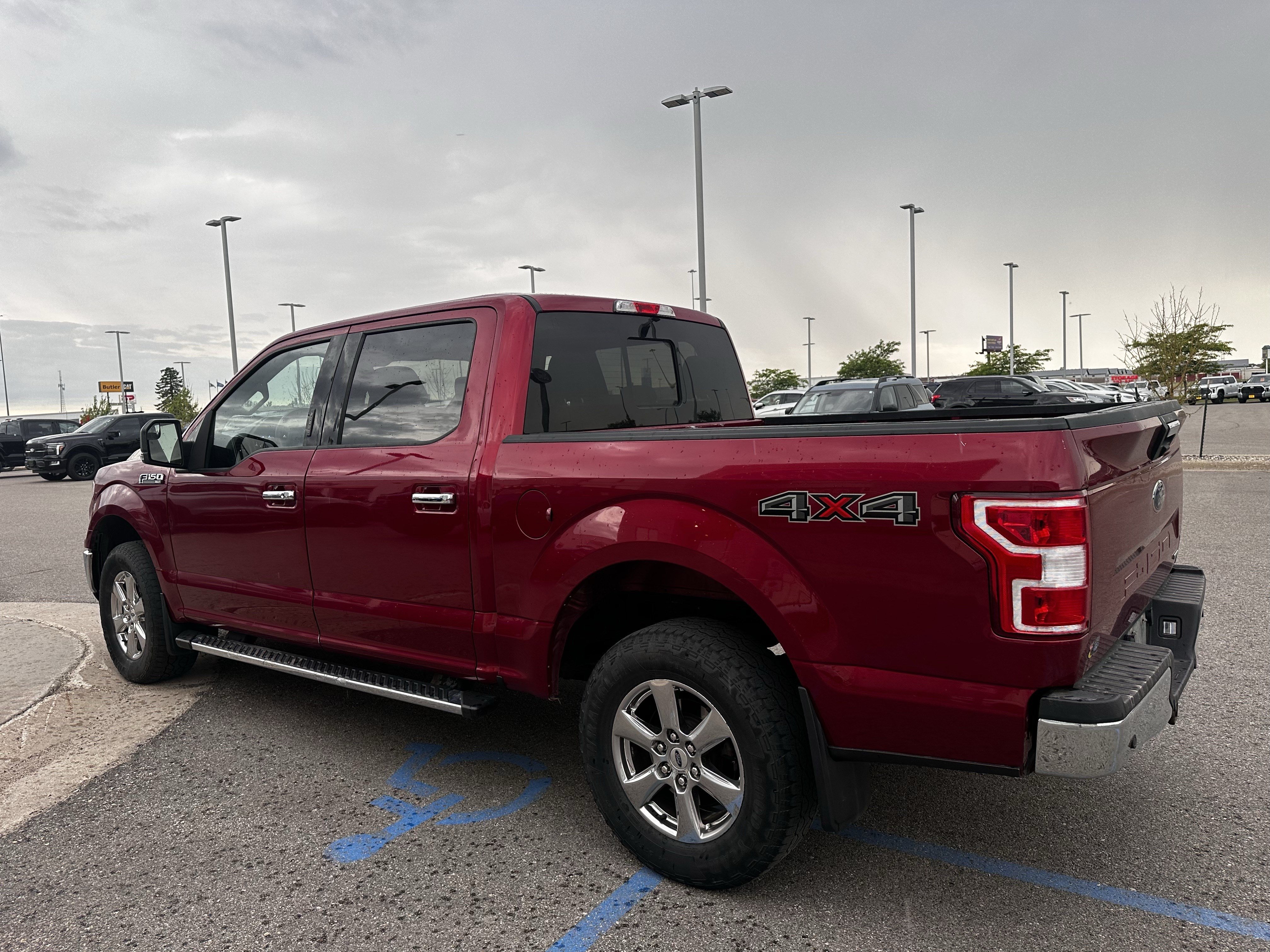 Used 2019 Ruby Red Metallic Tinted Clearcoat Ford XLT image 3