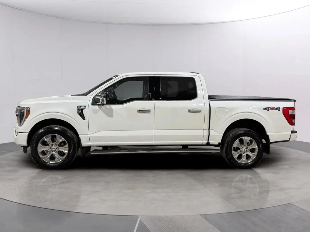 Used 2021 Star White Metallic Tri-Coat Ford Platinum image 6