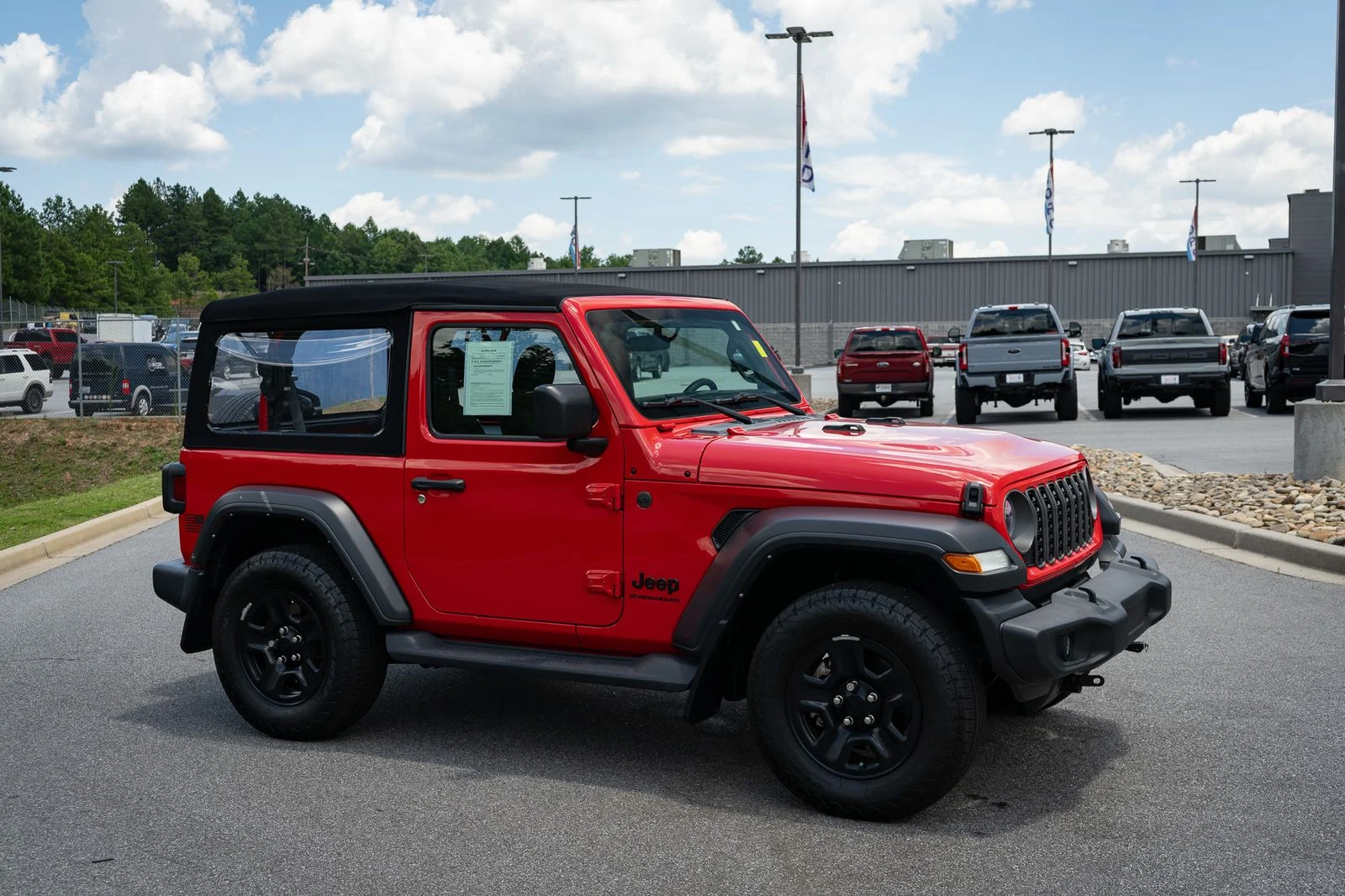 Used 2024 Red Clearcoat Jeep Sport image 12