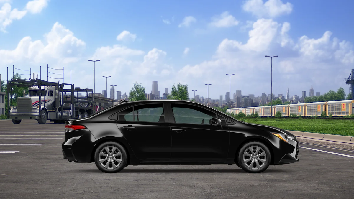 New 2026 Midnight Black Metallic Toyota LE image 12
