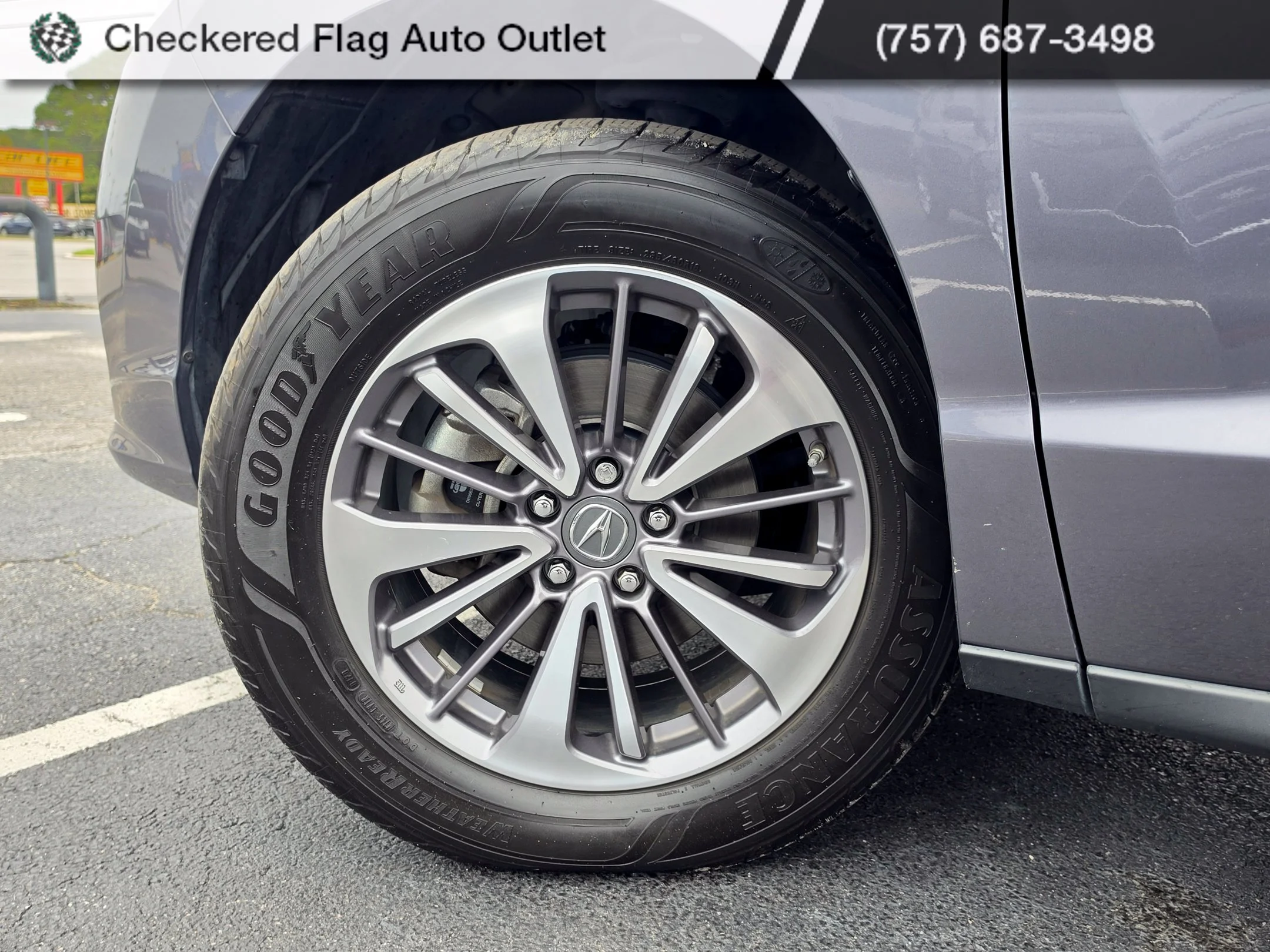 Used 2017 Modern Steel Metallic Acura Advance Package image 9