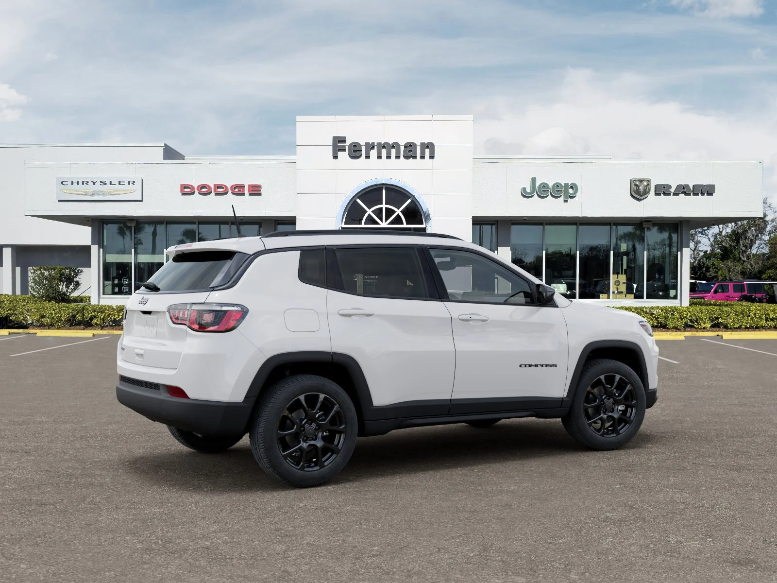 New 2026 Bright White Clear-Coat Exterior Paint Jeep Latitude image 36