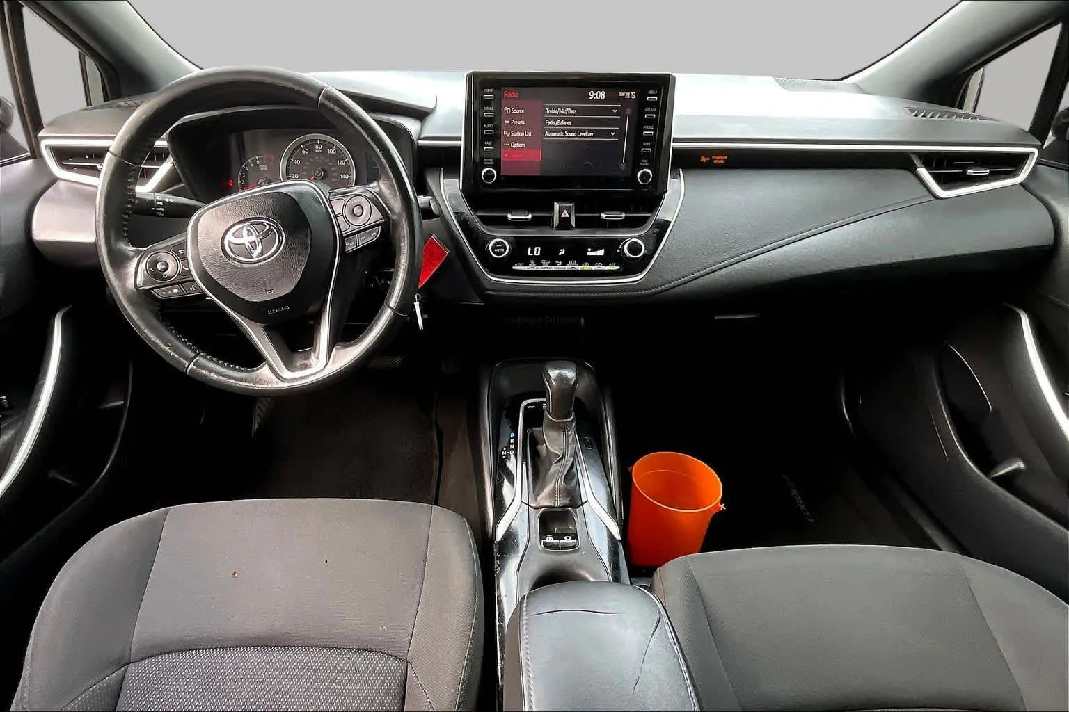 Used 2020 Classic Silver Metallic Toyota SE image 15