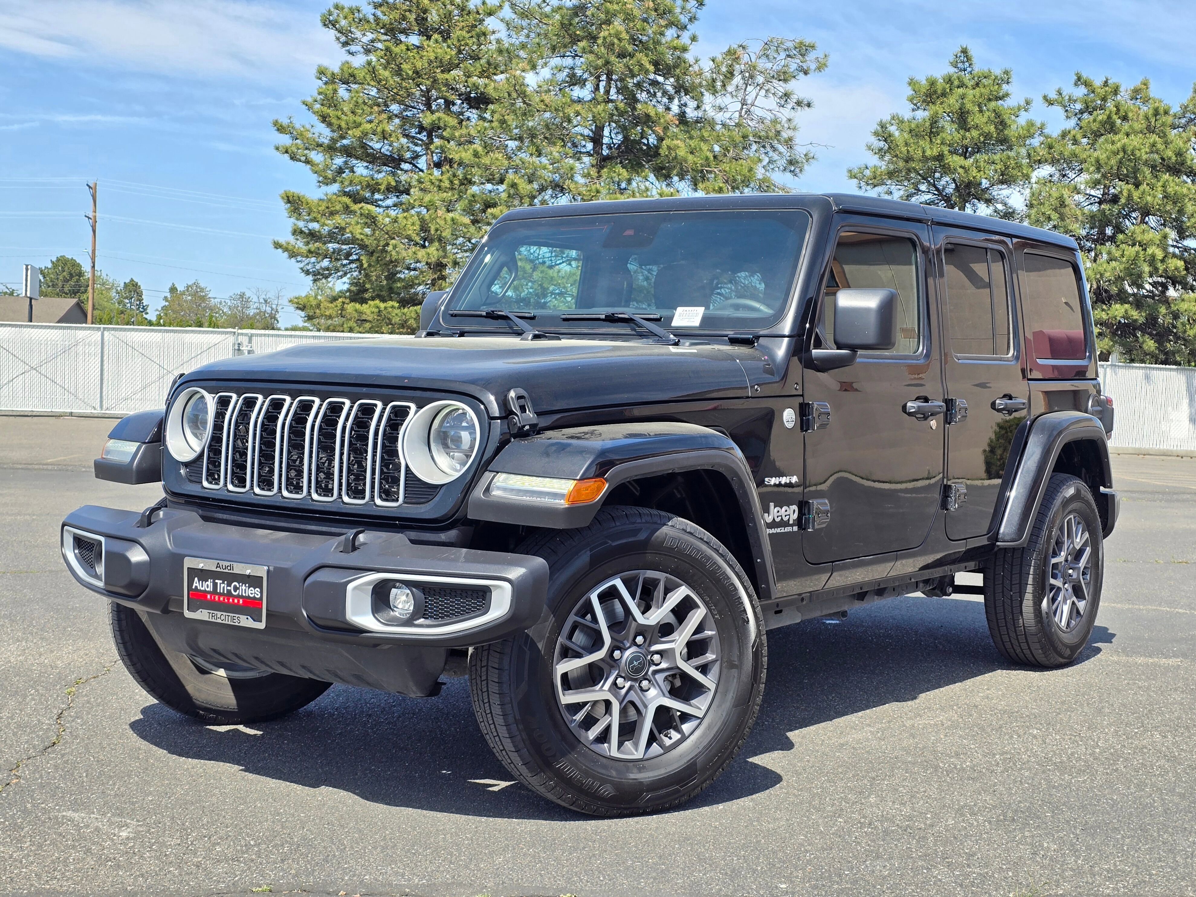 Used 2024 Black Clearcoat Jeep Sahara image 32