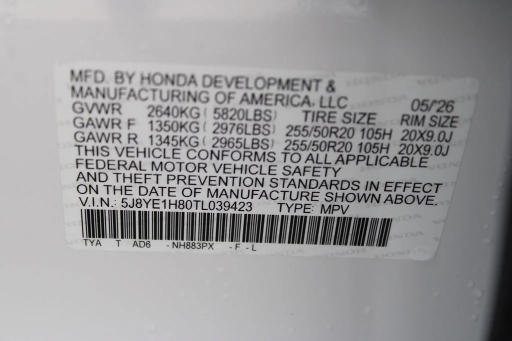 New 2026 Platinum White Pearl Acura Advance Package image 31