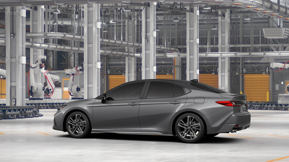 New 2026 Heavy Metal with Midnight Black Metallic roof Toyota XSE image 5