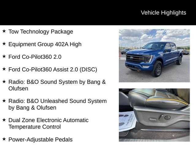 Used 2022 Blue Ford Tremor image 8